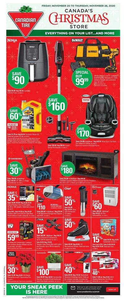Canadian Tire (ON) Flyer November 20 to 26