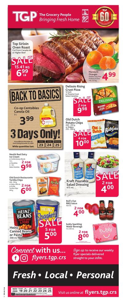 TGP The Grocery People Flyer November 19 to 25