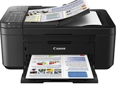 Canon PIXMA TR4527 Wireless Color Photo Printer with Scanner, Copier & Fax, Black For $59.99 At Amazon Canada