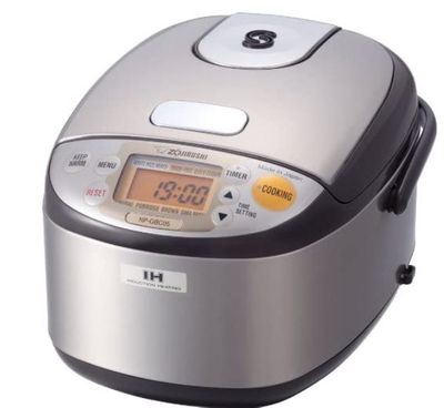 ZOJI NP-GBC05-XT Induction Heating System Rice Cooker and Warmer, Stainless Dark Brown For $269.99 At Amazon Canada