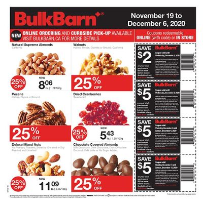 Bulk Barn Flyer November 19 to December 6
