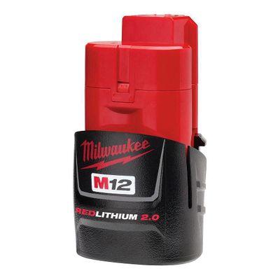 Milwaukee Tool M12 12V Lithium-Ion Compact (CP) 2.0 Ah REDLITHIUM Battery Pack On Sale for $ 29.00 at Home Depot Canada 
