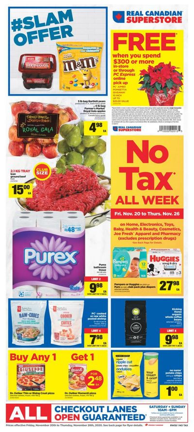 Real Canadian Superstore (West) Flyer November 20 to 26