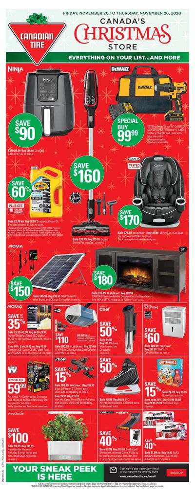 Canadian Tire (West) Flyer November 20 to 26
