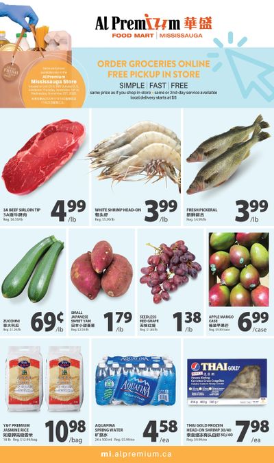 Al Premium Food Mart (Mississauga) Flyer November 19 to 25