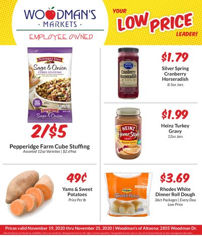 Woodman's Market (WI) Thanksgiving Weekly Ad Flyer November 19 to November 26, 2020