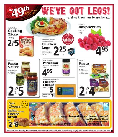 The 49th Parallel Grocery Flyer November 19 to 25
