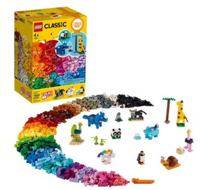 Walmart Canada Black Friday Deal: Save 50% Off LEGO Classic Bricks & Animals Toy Building Kit + DUPLO Classic Creative Animals