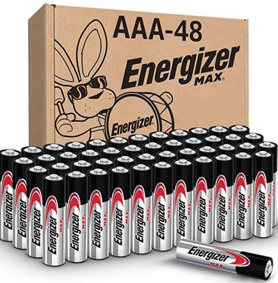 Energizer AAA Batteries, Triple A Battery Max Alkaline (48 Count) E92DP2-24 For $19.98 At Amazon Canada