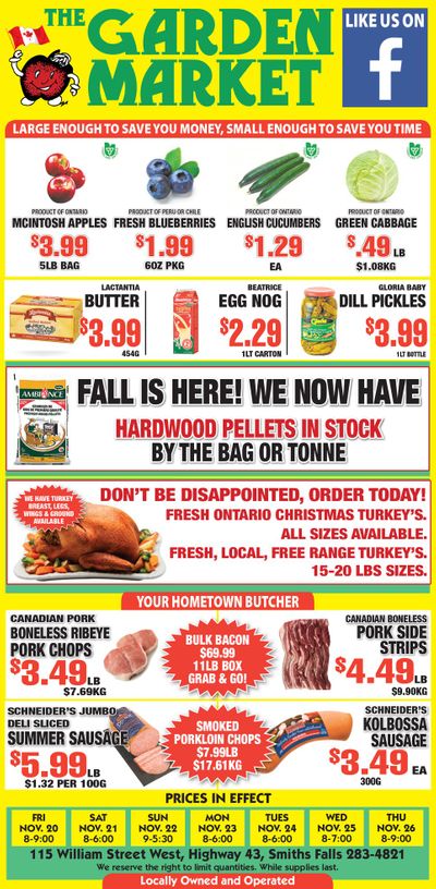 The Garden Market Flyer November 20 to 26