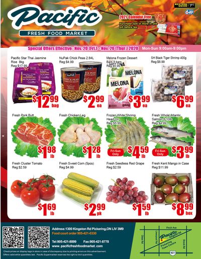 Pacific Fresh Food Market (Pickering) Flyer November 20 to 26