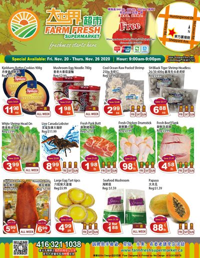 Farm Fresh Supermarket Flyer November 20 to 26