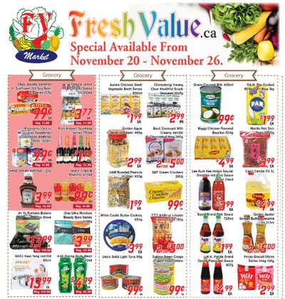 Fresh Value Flyer November 20 to 26
