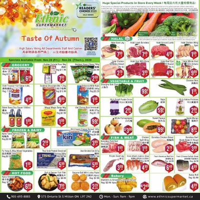 Ethnic Supermarket Flyer November 20 to 26