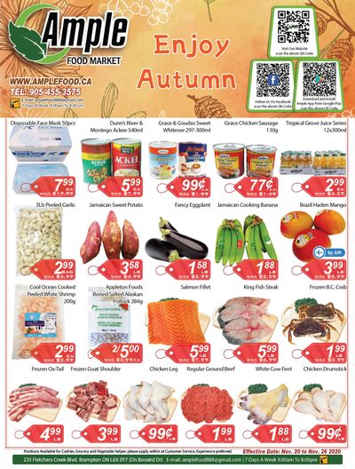 Ample Food Market Flyer November 20 to 26