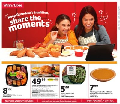 Winn Dixie (AL, FL, GA, LA, MS) Weekly Ad Flyer November 11 to December 1