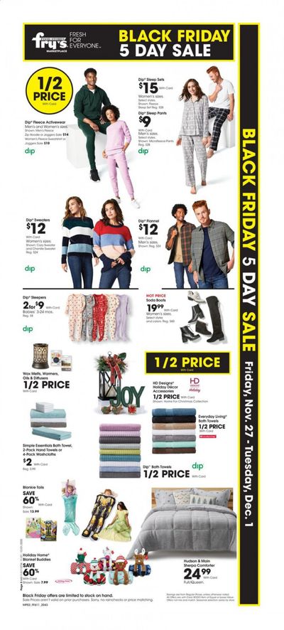 Fry’s (AZ) Weekly Ad Flyer November 27 to December 1