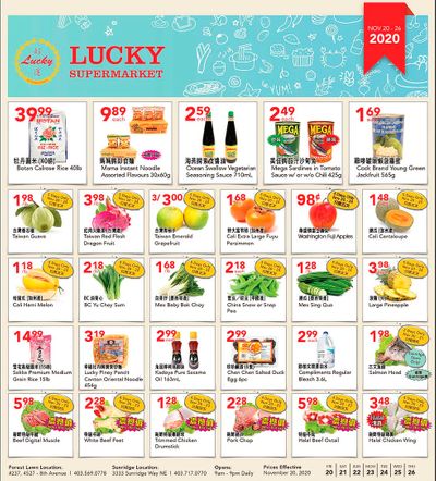 Lucky Supermarket (Calgary) Flyer November 20 to 26
