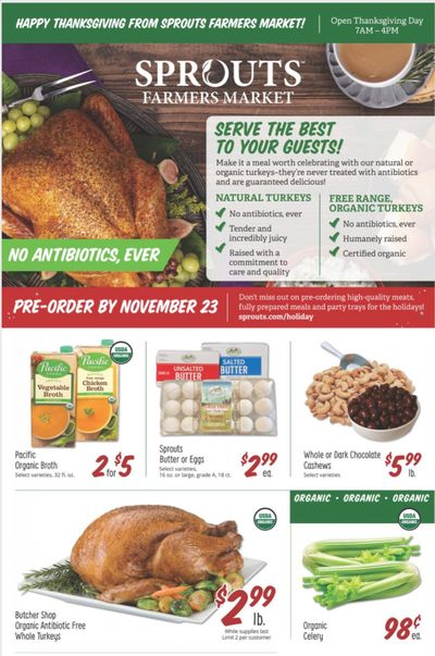 Sprouts Weekly Ad Flyer November 18 to November 26