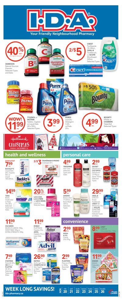 Roulston's Pharmacy Flyer November 20 to 26