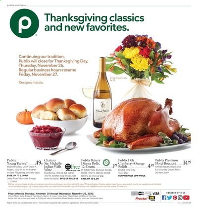 Publix (AL, FL, GA, NC, SC, TN, VA) Weekly Ad Flyer November 19 to November 25