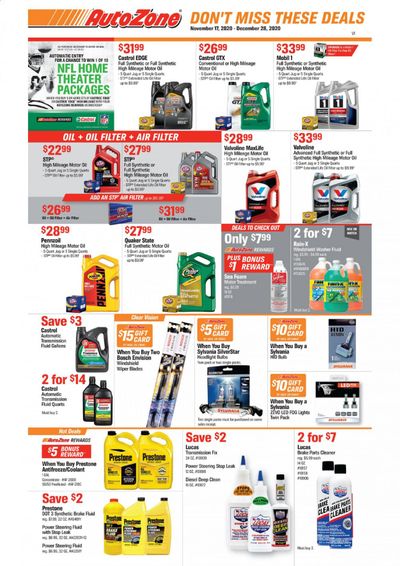 Autozone Weekly Ad Flyer November 17 to December 28