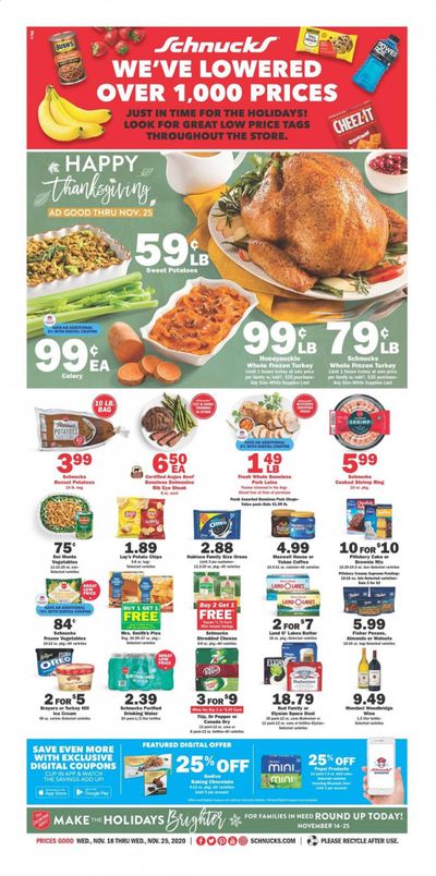 Schnucks (IA, IL, IN, MO, WI) Weekly Ad Flyer November 18 to November 25