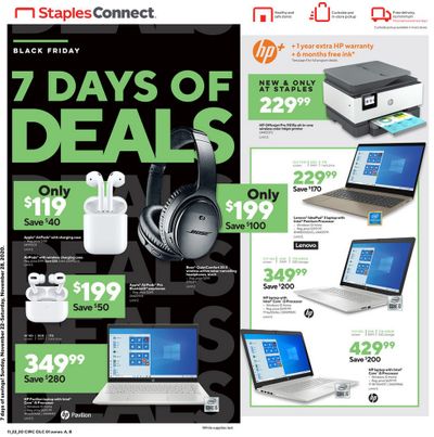 Staples Weekly Ad Flyer 11/22/20 – 11/28/20 ~ Staples Ad Preview!