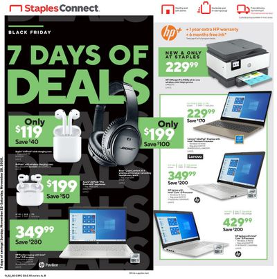 Staples Weekly Ad Flyer 11/22/20 – 11/28/20 ~ Staples Ad Preview!