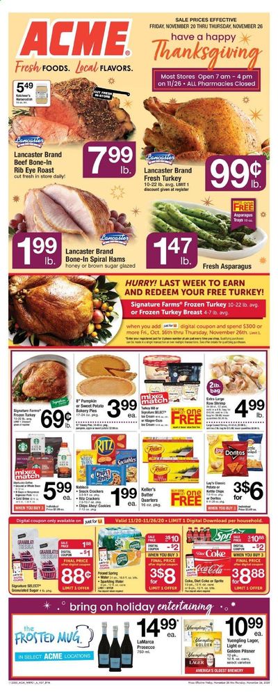 ACME Weekly Ad Flyer November 20 to November 26