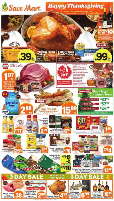 Save Mart Weekly Ad Flyer November 18 to November 26