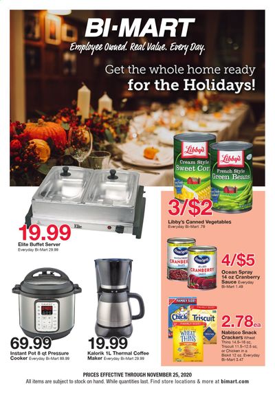 Bi-Mart Weekly Ad Flyer November 17 to November 25