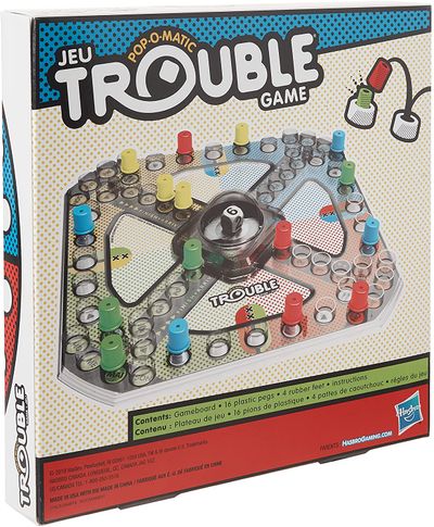 Trouble Board Game for Kids Ages 5 and Up 2-4 Players On Sale for $ 9.93 (Save $ 10.00) at Amazon Canada