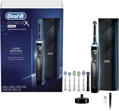 Oral-B GENIUS X 10000 Luxe Electric Toothbrush On Sale for $ 149.99 (Save $ 150.00) at Amazon Canada