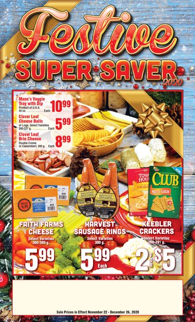 AG Foods Festive Super Saver Flyer November 22 to December 26