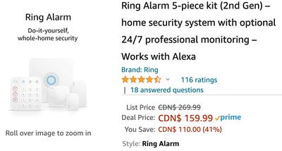 Amazon Canada Pre Black Friday Deals: Save 41% on Ring Alarm Home Security System + 33% on Just Dance 2021 Nintendo Switch + More HOT Offers