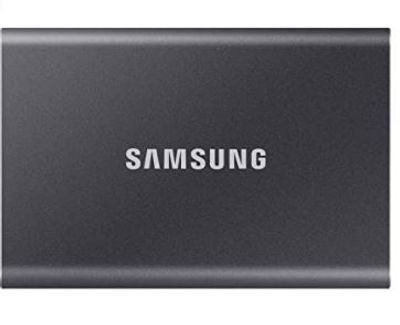 Samsung T7 Portable SSD - MU-PC500T/AM - USB 3.2 (Gen2, 10Gbps) External SSD - 500GB - Grey For Amazon Canada