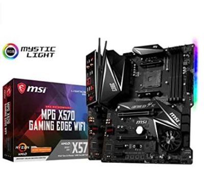MSI Performance Gaming AMD Ryzen 2nd/3rd Gen X570 AM4 DDR4 HDMI PCIe 4 M.2 USB 3.1 CFX WiFi 6 On Board Graphics ATX Motherboard At $ 209.99 For Amazon Canada