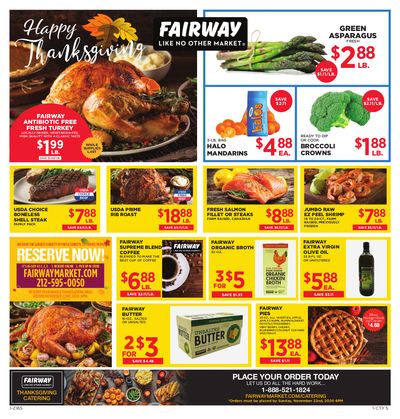 Fairway Market Thanksgiving Weekly Ad Flyer November 20 to November 26, 2020