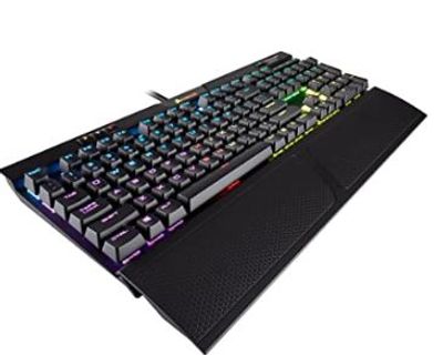 Corsair K70 RGB MK.2 Mechanical Gaming Keyboard - USB Passthrough & Media Controls - Tactile & Clicky - Cherry MX Blue - RGB LED Backlit At $159.99 For Amazon Canada