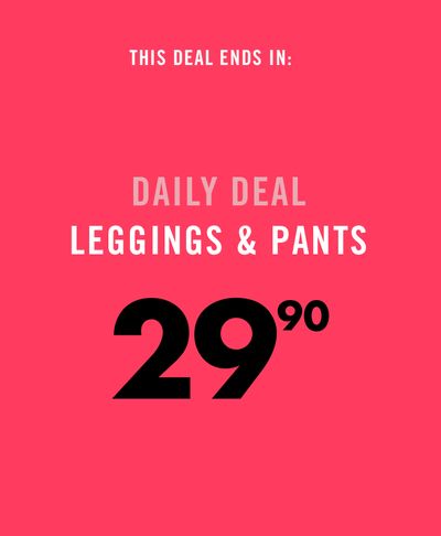 Reitmans Canada Black Friday Daily Deal: Get Pants & Leggings for $29.90, Online Today!