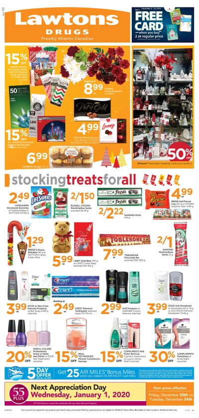 Lawtons Drugs Flyer December 20 to 24