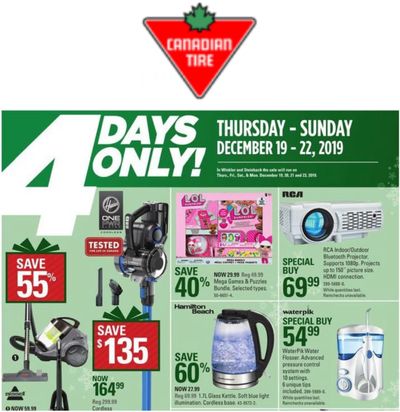 Canadian Tire Last Minute Flyer Deals: Save up to 80% off