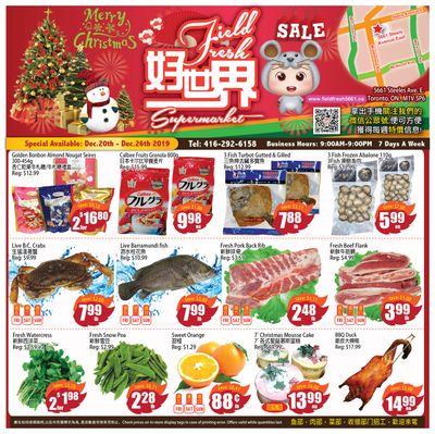 Field Fresh Supermarket Flyer December 20 to 26