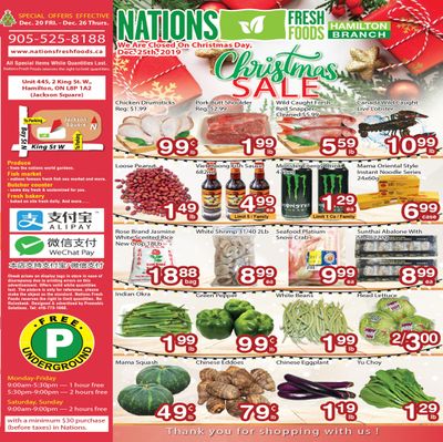 Nations Fresh Foods (Hamilton) Flyer December 20 to 26