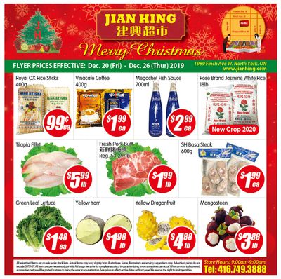 Jian Hing Supermarket (North York) Flyer December 20 to 26