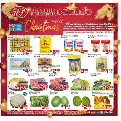 Top Food Supermarket Flyer December 20 to 26