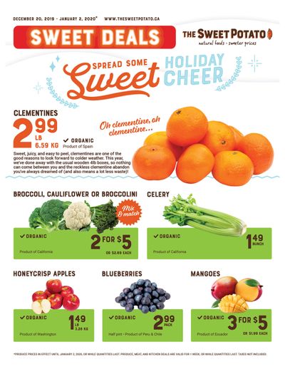 The Sweet Potato Flyer December 20 to January 2