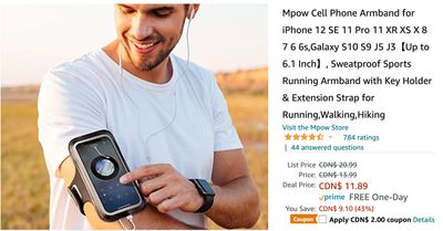 Amazon Canada Pre Black Friday Deals: Save 53% on Mpow Cell Phone Armband with Coupon + 18% on Seiko Men’s Stainless Steel Japanese-Automatic Watch with Leather Calfskin Strap + More HOT Offers