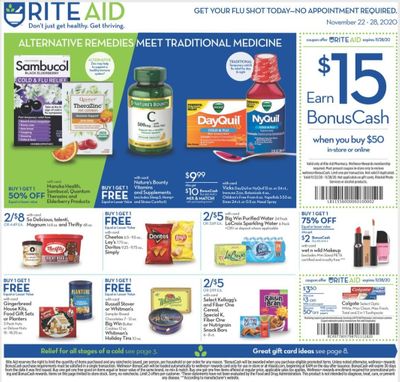 RITE AID Weekly Ad Flyer November 22 to November 28